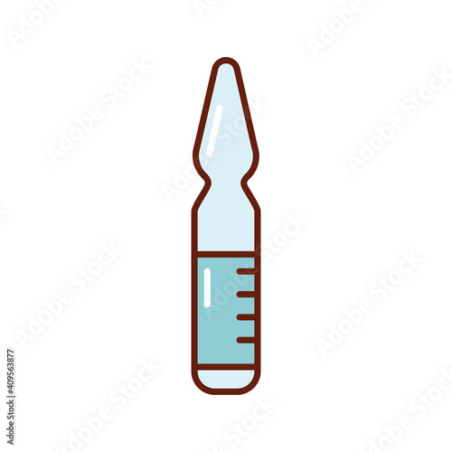 vial vaccine pot flat style icon