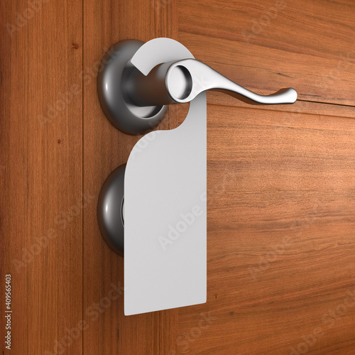 handle with label and woode...
