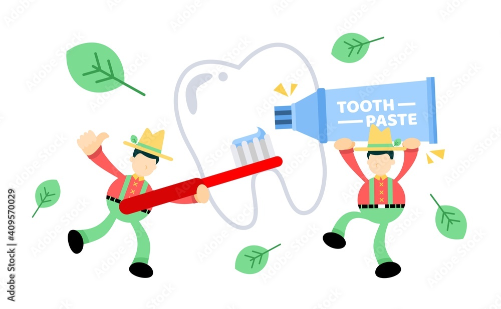 farmer man agriculture and dental care cartoon doodle flat design style vector illustration farmer man agriculture and dental care cartoon doodle flat design style vector illustration