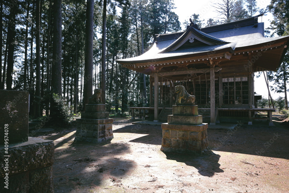 狛犬と神社
