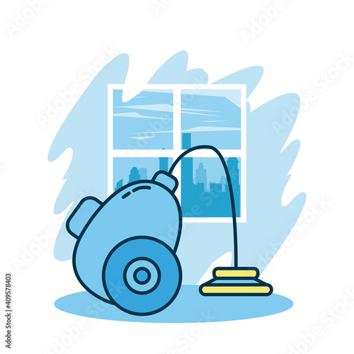 vaccum cleaner flat style icon