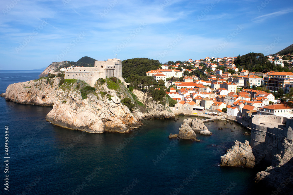 Coastal view of Dubrovnik