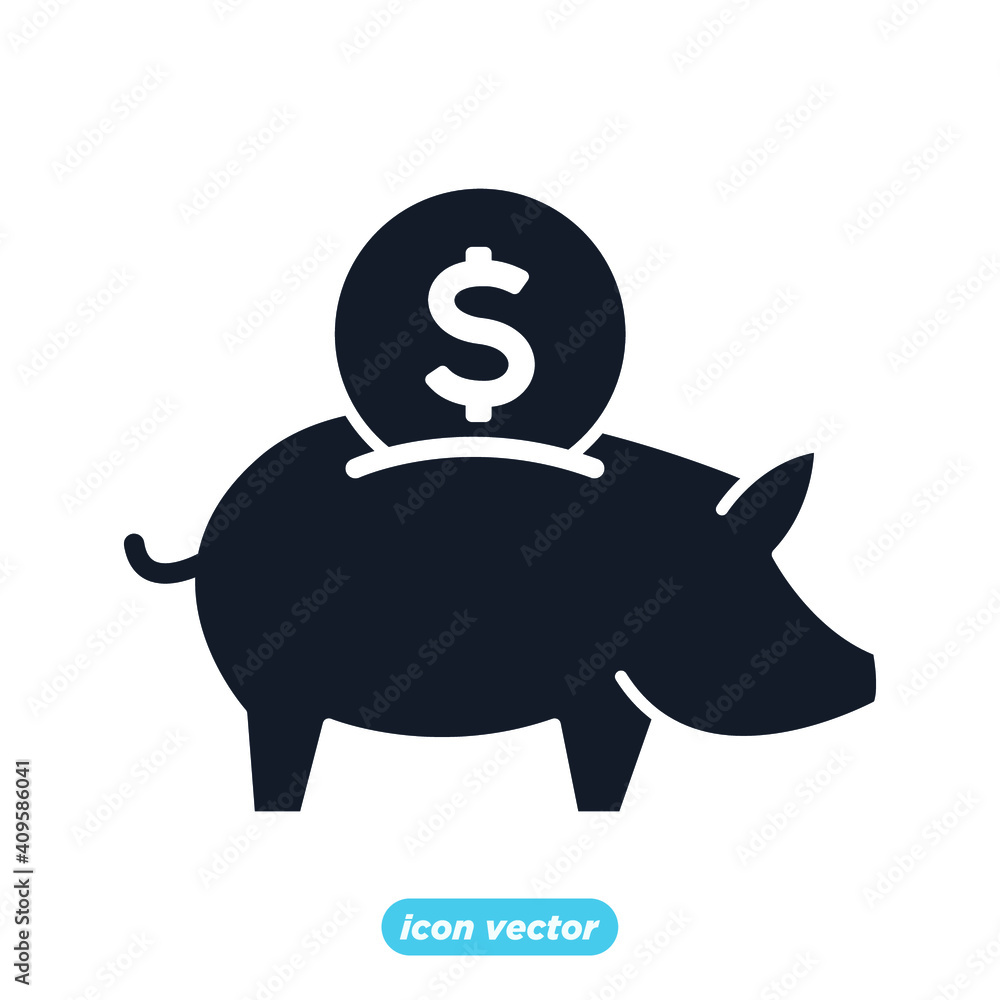 piggy bank Vector Set Icon. Money symbol pack vector illustration piggy bank Vector Set Icon. Money symbol pack vector illustration