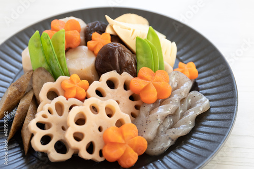 煮しめ　お正月料理 　アップ