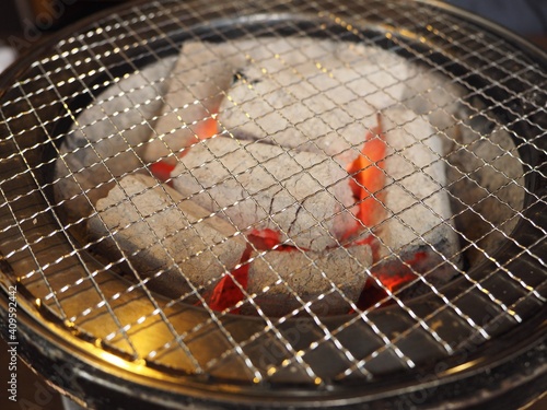 фотографія 焼肉用七輪（炭火焼肉）