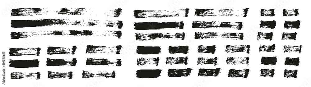 Flat Paint Brush Thin Straight Lines High Detail Abstract Vector Background Set Flat Paint Brush Thin Straight Lines High Detail Abstract Vector Background Set