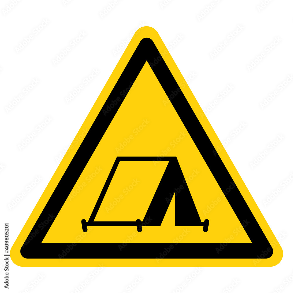 Camping Area Symbol Sign, Vector Illustration, Isolate On White Background Label. EPS10 Camping Area Symbol Sign, Vector Illustration, Isolate On White Background Label. EPS10