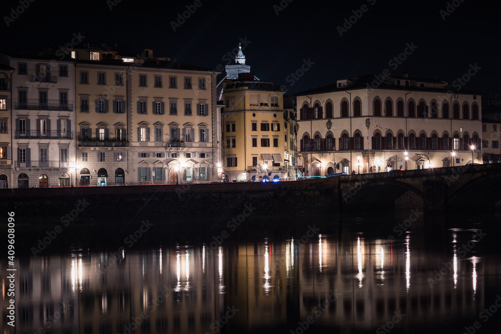 Florence by night - Long exposure