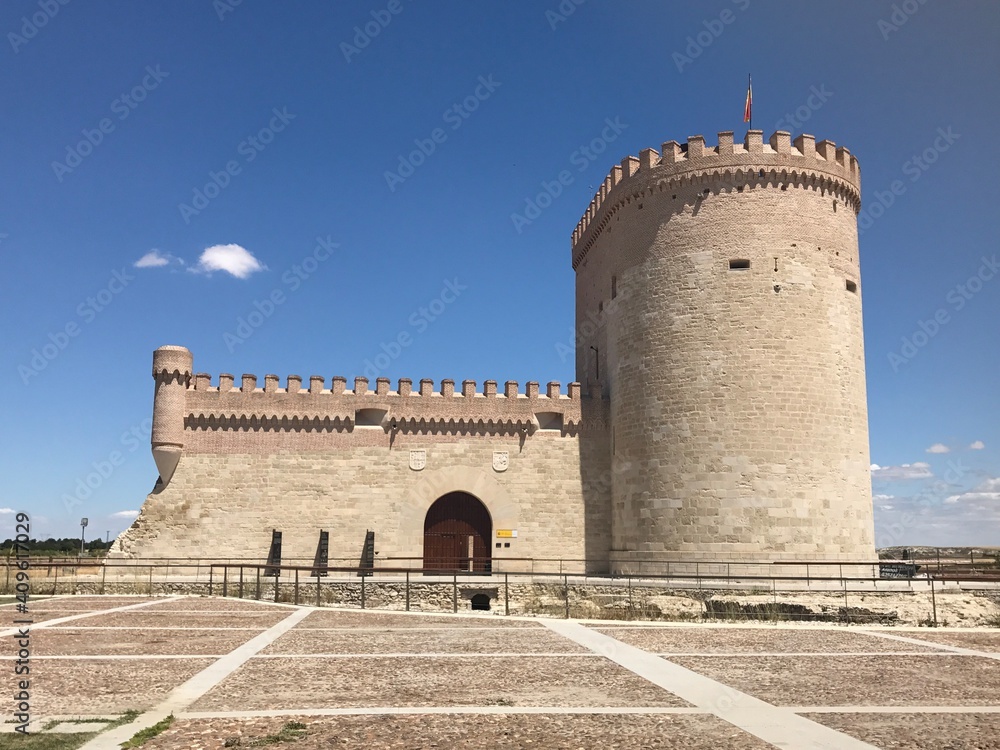 medieval arevalo Castle in Avila
