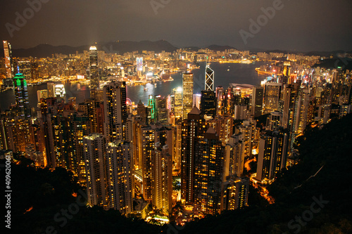 Photography Hongkong night view