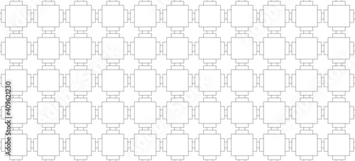 Seamless pattern of quadrangles