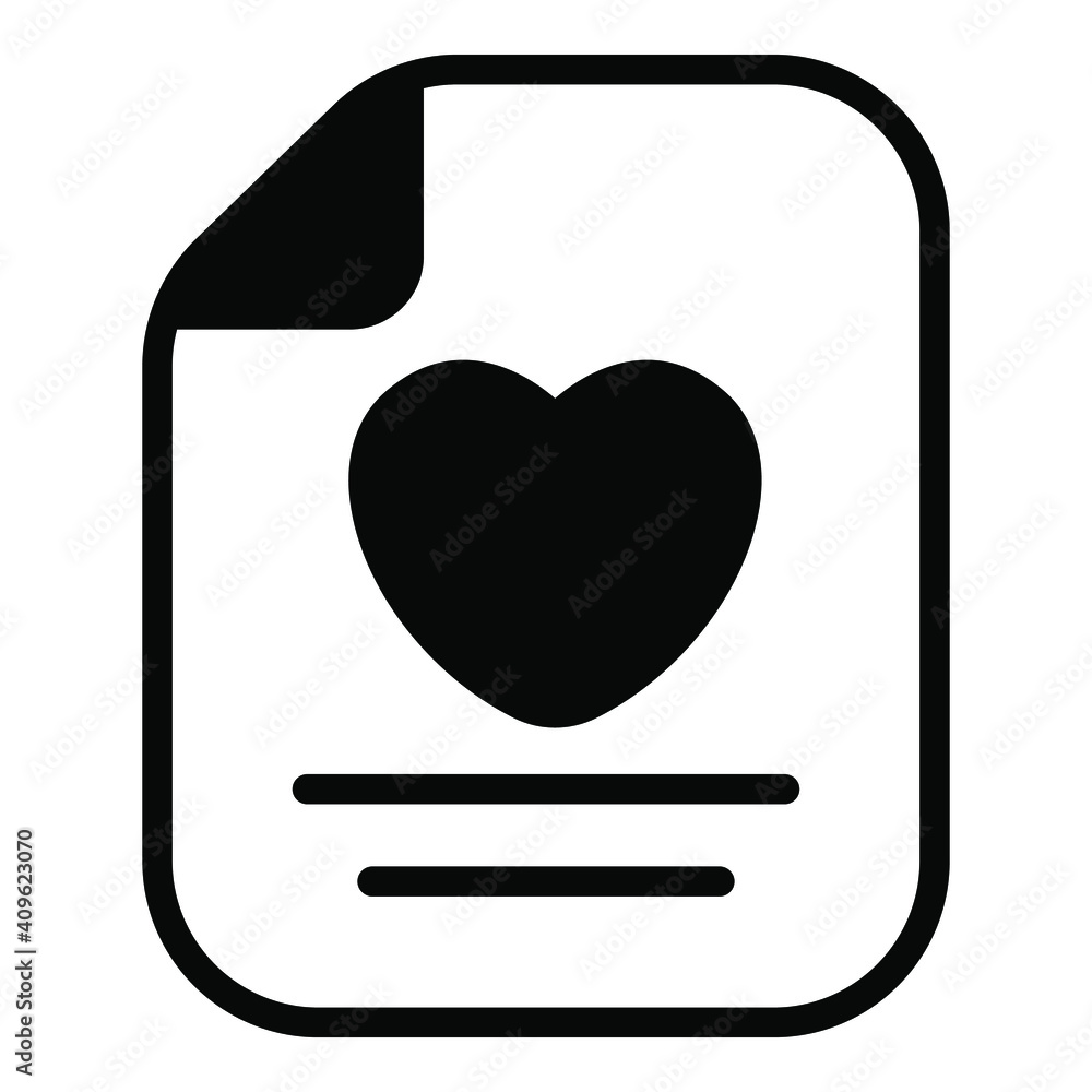 Love letter, paper black vector simple icon collection for valentine day. Love letter, paper black vector simple icon collection for valentine day.