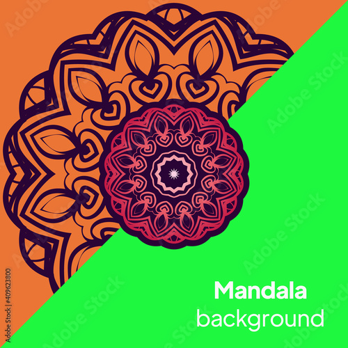 Mandala. Vintage decorative elements. Vector illustration