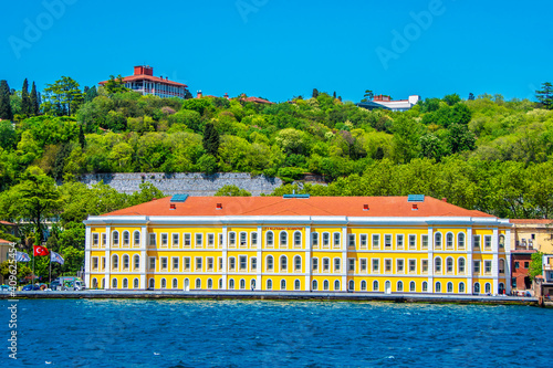 Galatasaray Univercity view from sea in Istanbul photo