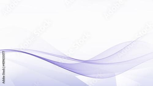 Abstract blue wave vector background Wave flows background