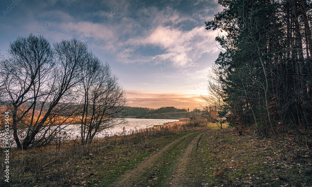Sunrise on river Sunrise on river