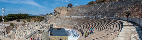 The Odean Theatre in the Ancient Ruins of Ephesus, Turkey photo