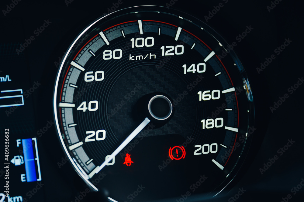 Modern car instrument panel dashboard - car speedometer for speed. Modern car instrument panel dashboard - car speedometer for speed.