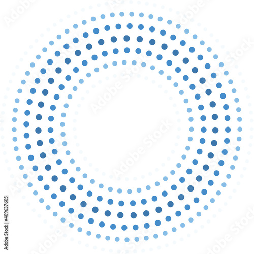 Blue Dot Circle