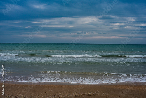 waves on the beach © Ekaterina Kozh