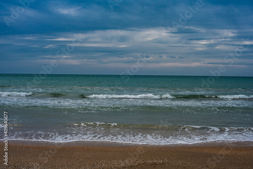 waves on the beach