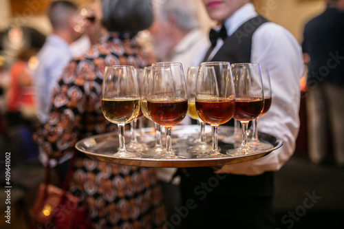 Photography glass of wine