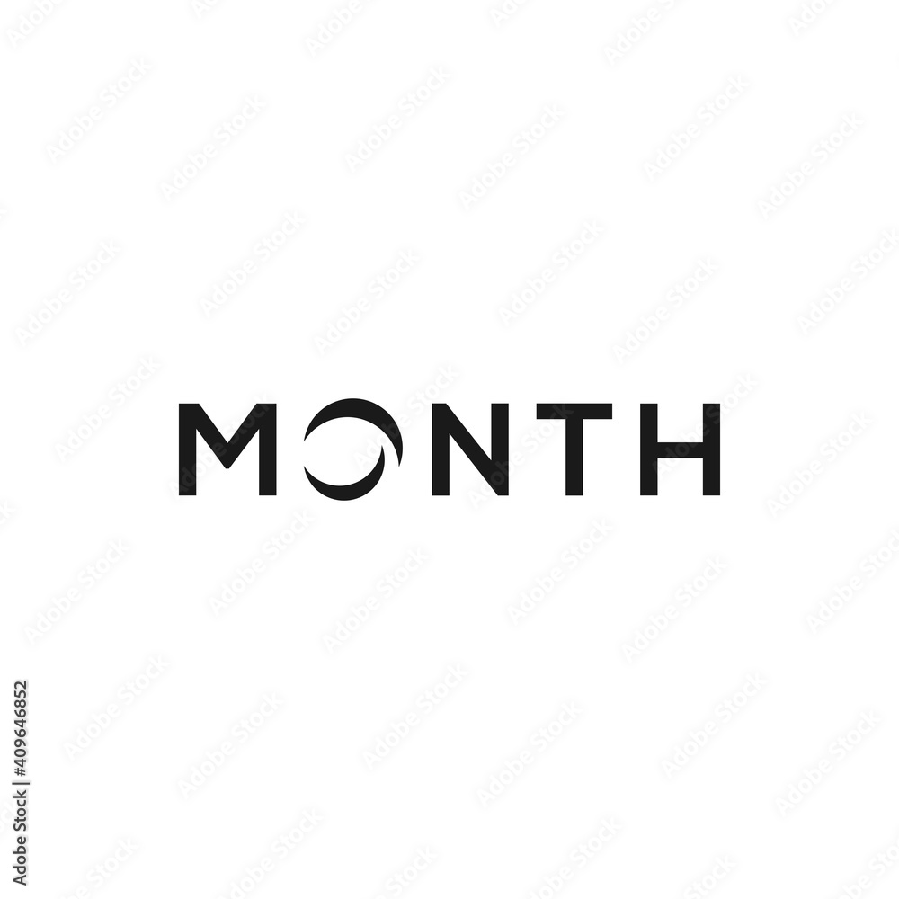 vector of month perfect for icon