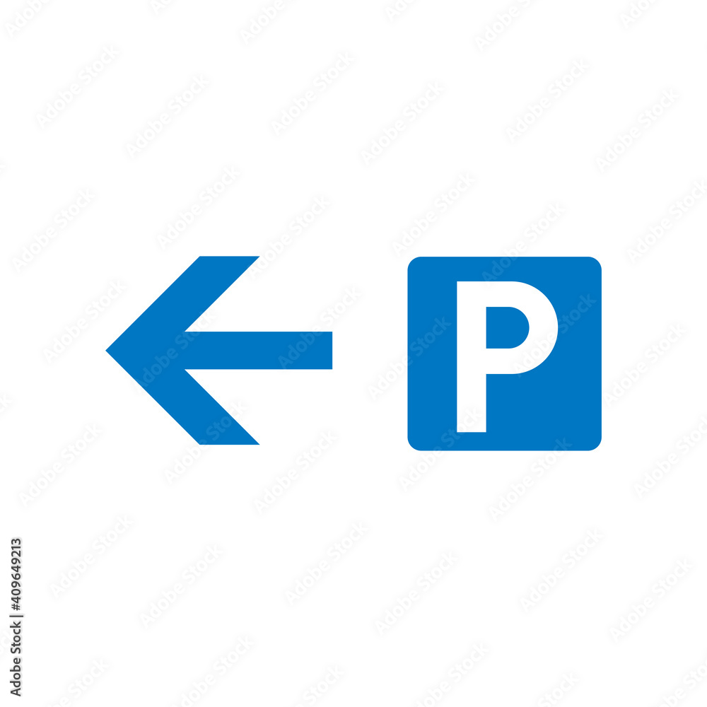 Parking sign icon. Traffic signs symbol modern, simple, vector, icon for website design, mobile app, ui. Vector Illustration Parking sign icon. Traffic signs symbol modern, simple, vector, icon for website design, mobile app, ui. Vector Illustration