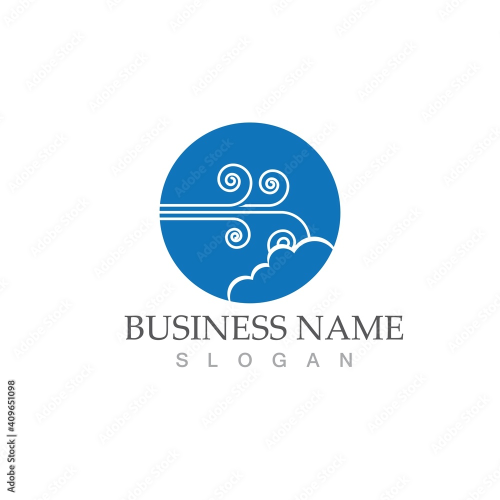 wind symbol vector illustration wind symbol vector illustration