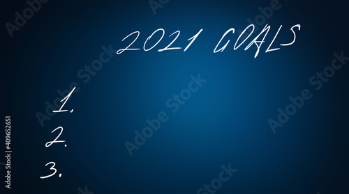 2021 Goals List, business