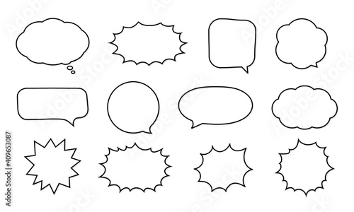 吹き出し　イラスト　素材