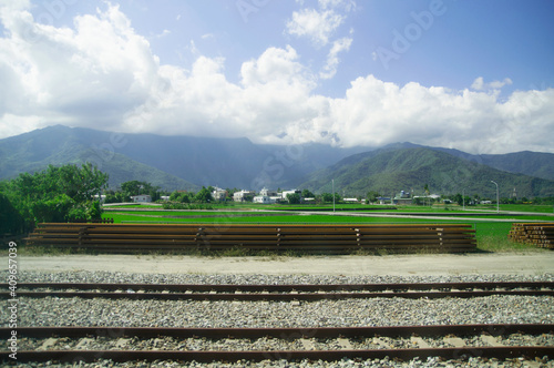 landscape with railway