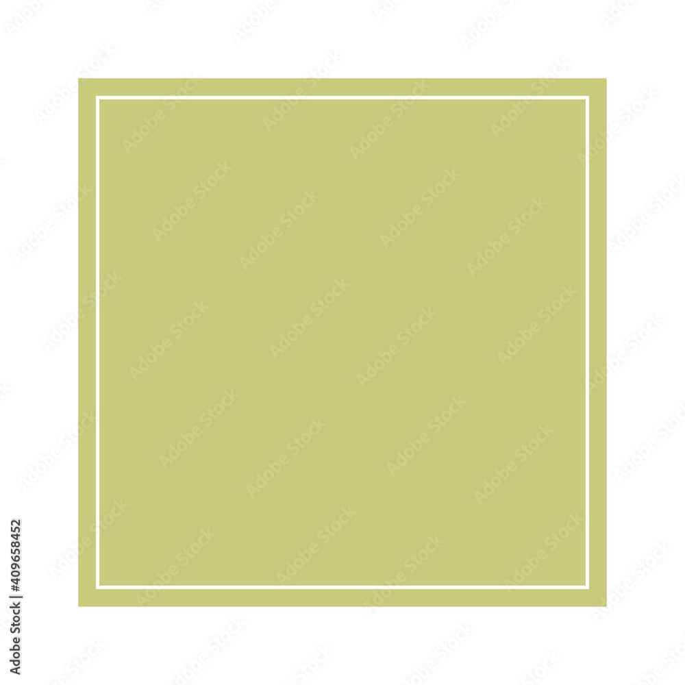 Empty square with thin white frame vector design Empty square with thin white frame vector design