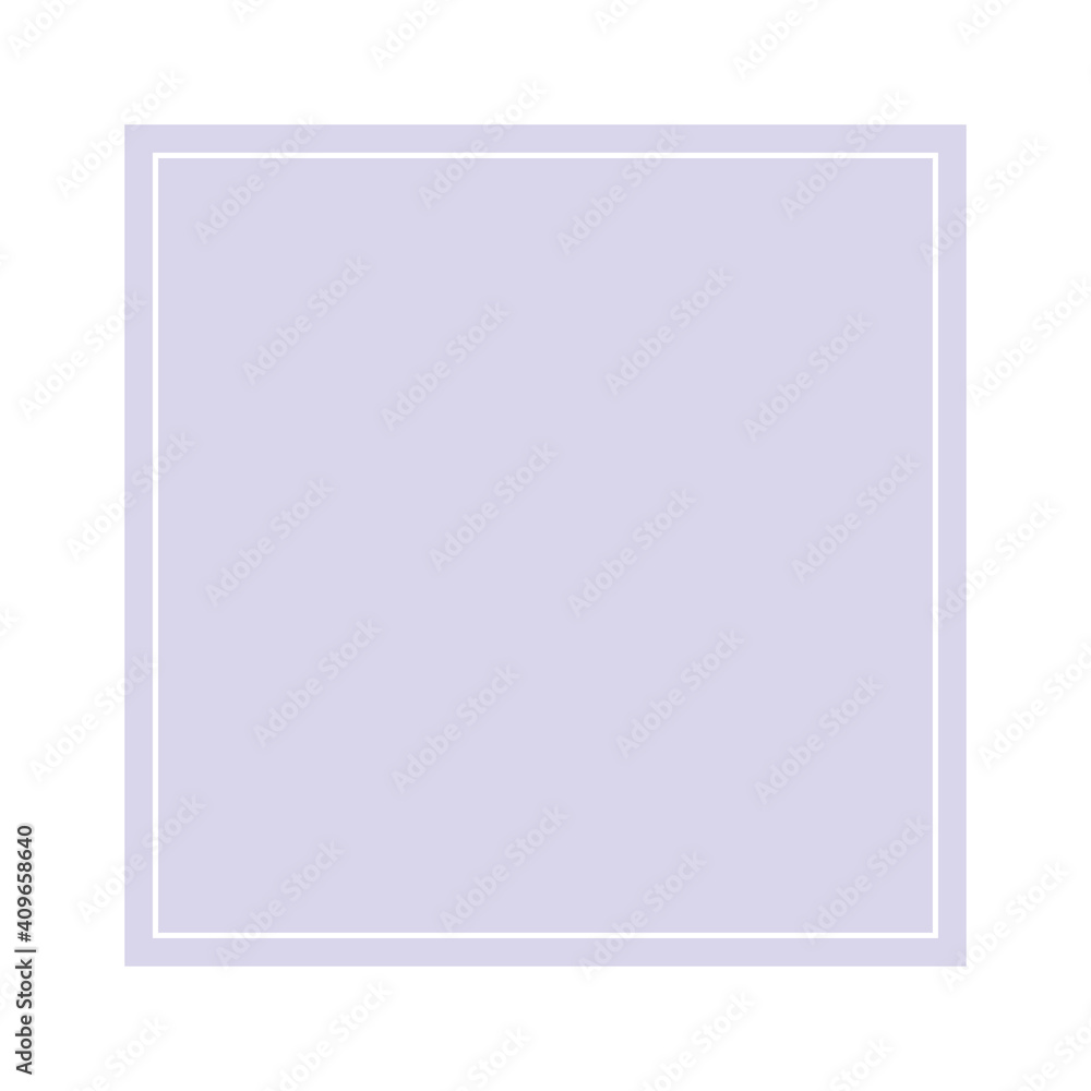Empty square with thin white frame vector design Empty square with thin white frame vector design