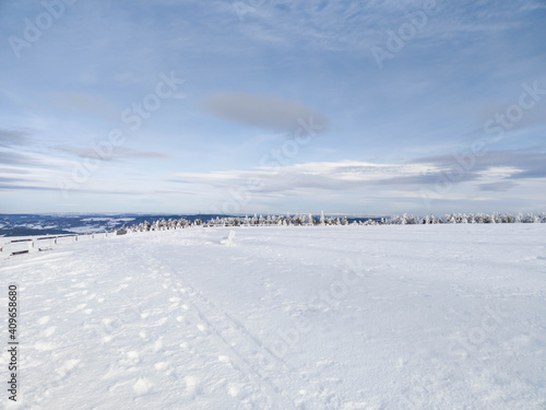 Beautiful view over Rhön in winter © SKatzenberger