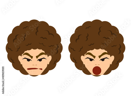 キャラクター「アフロくん」