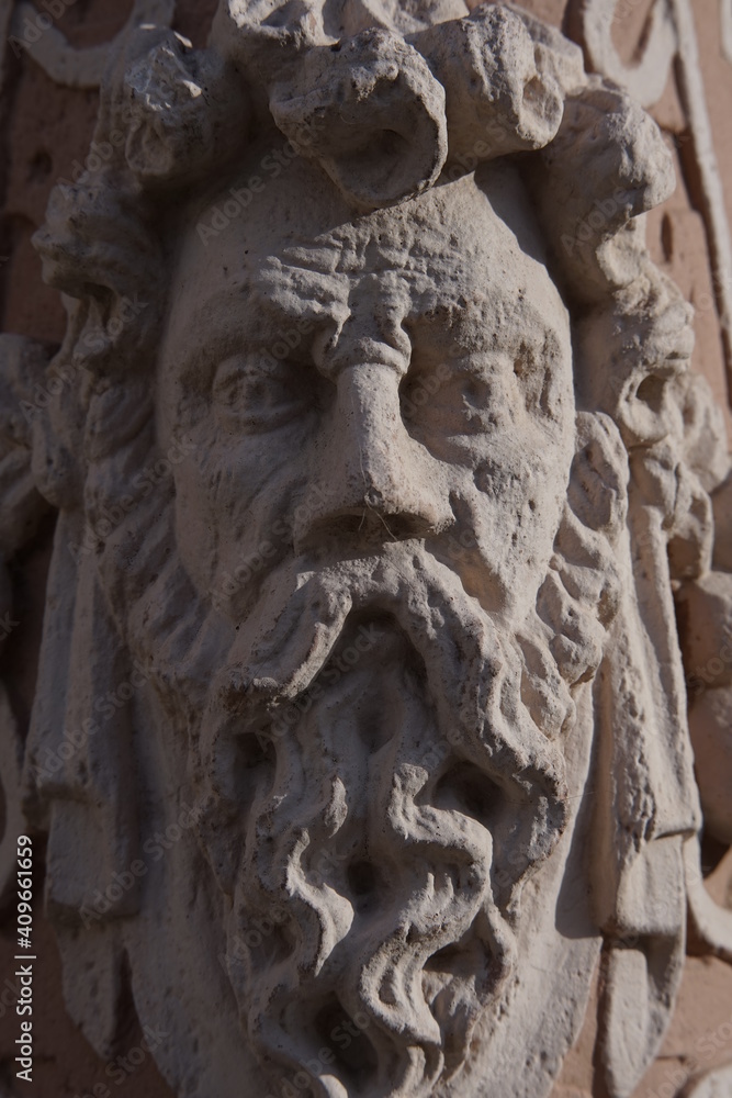 old sandstone work from the medieval town of Lemgo in North Rhine Westphalia old sandstone work from the medieval town of Lemgo in North Rhine Westphalia