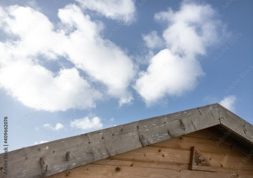 Fototapeta premium Roof against sky