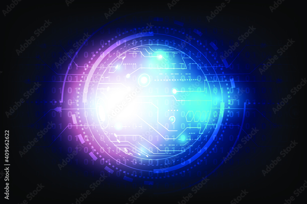 Vector circle with circuit board. Illustration Abstract modern futuristic, engineering, science, technology background. Hi tech digital connect, communication, high technology concept. Vector circle with circuit board. Illustration Abstract modern futuristic, engineering, science, technology background. Hi tech digital connect, communication, high technology concept.