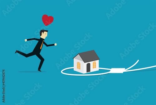 Bait and debt from buying a house