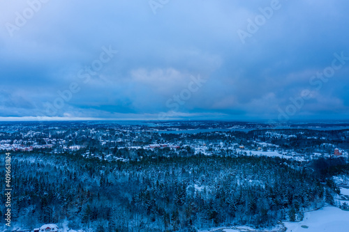 Winter photo of Tyresö