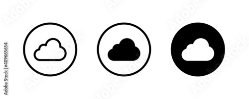 Computer cloud storage icon, service, network, computing, weather, internet icons button, vector sign, symbol, logo, illustration, editable stroke, flat design style isolated on white linear pictogram