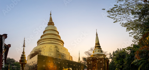 Buddhist Temple in Chiang Mai  Thailand