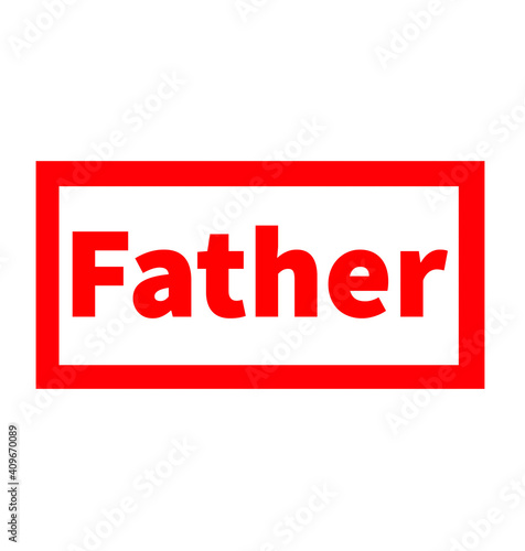 sign on white