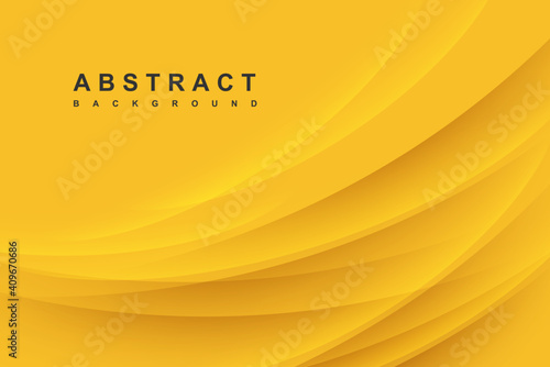 Abstract modern background yellow with shadow decoration