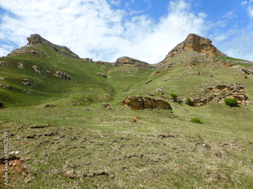 Gum-ezen Gorge in the North Caucasus
