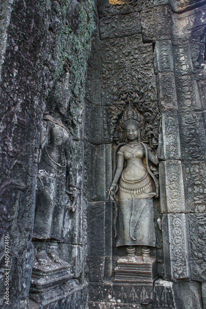 Travel through Cambodia at the temple complex.