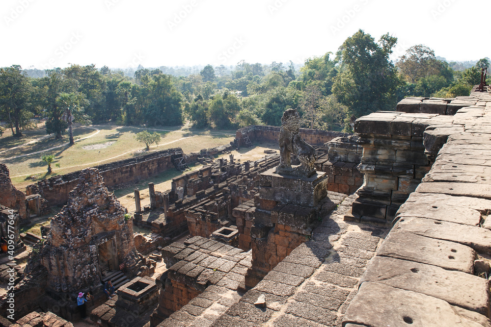 Travel through Cambodia at the temple complex.
