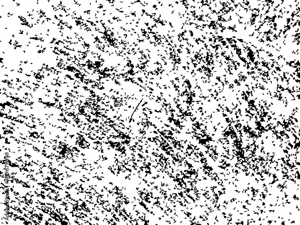 Grungy vector texture of uneven plaster wall. Rough brushed concrete surface. Black splatter on white background Grungy vector texture of uneven plaster wall. Rough brushed concrete surface. Black splatter on white background