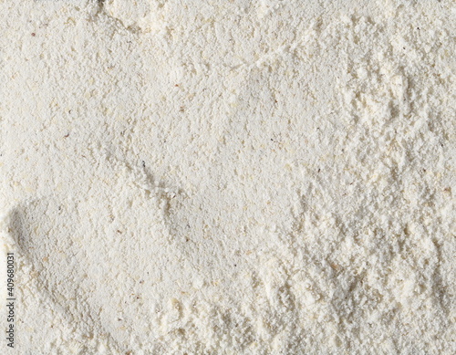Corn white flour background and texture